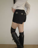 Danto Eyelet Studded Shorts