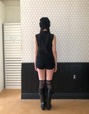 Mihyu High-neck Button Vest