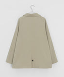 Hitali Cotton Trench Half Jacket