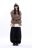 Mossman balloon over wide cotton pants