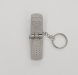 Hasel Y2K Silver Folder Phone Bag Ring Keyring