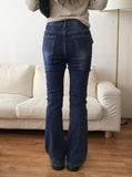 Booming Y2K Pocket Washing Denim Bootcut Pants