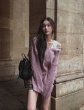Damage Deep V-neck Knitwear