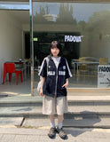 [unisex] Mizuki Carpender Banding Bermuda Cotton Pants