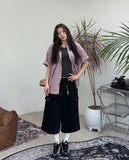 Hyde Button Bermuda Pants