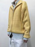 SPRING OVER KNIT ZIP-UP