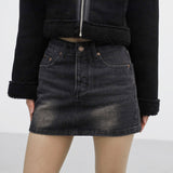 Pni high waist denim skirt