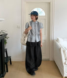 Vident Color Matching Check Short Sleeve Shirt
