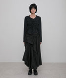 Saya Frill Puff Long Blouse