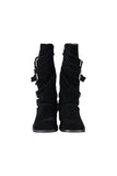 Wedit Buckle Middle Boots