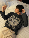 Punting Lettering Long Sleeve Tee