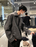 Mohair Moul Half Jacket Crop Ver