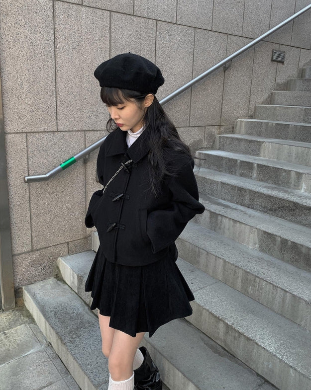 【Anyone more】Lott Wool Duffel Coat Anyone more (エニワンモア) - ロットウールダッフルコート