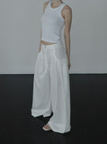Curble Round Pocket Pintuck Pants