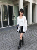 Lonchi Buckle Long Rain Boots