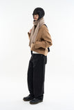 Little handmade cashmere short jacket