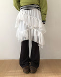 Onelle Tiered Midi Skirt