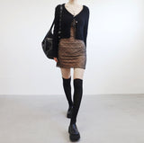 Chenia Two-Button Knit Cardigan