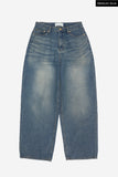 Owon cat sand wide denim pants