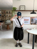 [unisex] Hennu Banding String D-ring Bermuda Cargo Pants