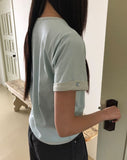 Leron Roll-up Button Short Sleeve T-shirt