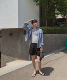 Caden Tartan Check Long Sleeve Shirt