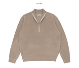 Blick Mix Half Zip Up Knit