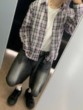 Steel black bermuda denim jeans