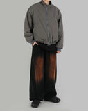 Two tone washed corduroy pants