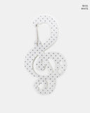 Musician Dot Pattern Carabiner Keyring