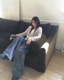 Moselle Wool Angora Boxy Overfit Cardigan