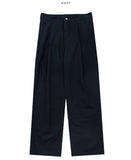 Chering Pintuck Wide Cotton Pants