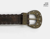 Parcel Bohemian Leather Stud Wide Big Belt