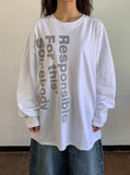 [unisex] Polynt Printed Over Long Sleeve T-shirt