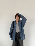 [unisex] Billmon Seersucker Stripe Over Shirt