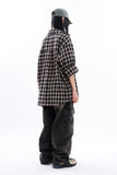 Kilcar half banding cargo denim pants