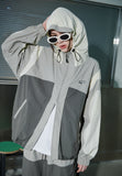 Cracking Hood Windbreaker