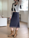 Grason suede gathered leather belted boots