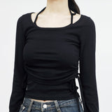 Core Strap Sleeveless T-Shirt Set