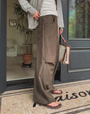 DENTS NYLON BANDING BALLOON PANTS