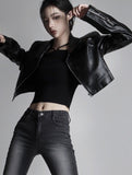 Taylor leather crop jk