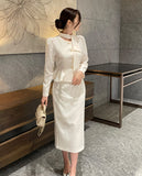 Coel Tie Peplum Blouse