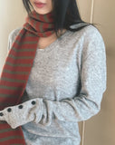 [Wool20] Funb Button V-Neck Wool Knit