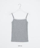 Arone Lace Ribbed Layered Layered Strap Sleeveless