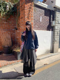 [BAONHAUS] Broa Unbalanced Layered Midi Skirt