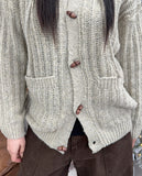 Ender Toggle Hooded Knit Cardigan