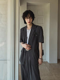 Made linen half blazer