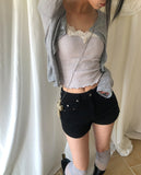 Camim Rivet Stud Shorts