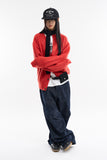 Purdue pintuck corduroy wide pants