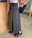 Nokt Pleated Long Skirt